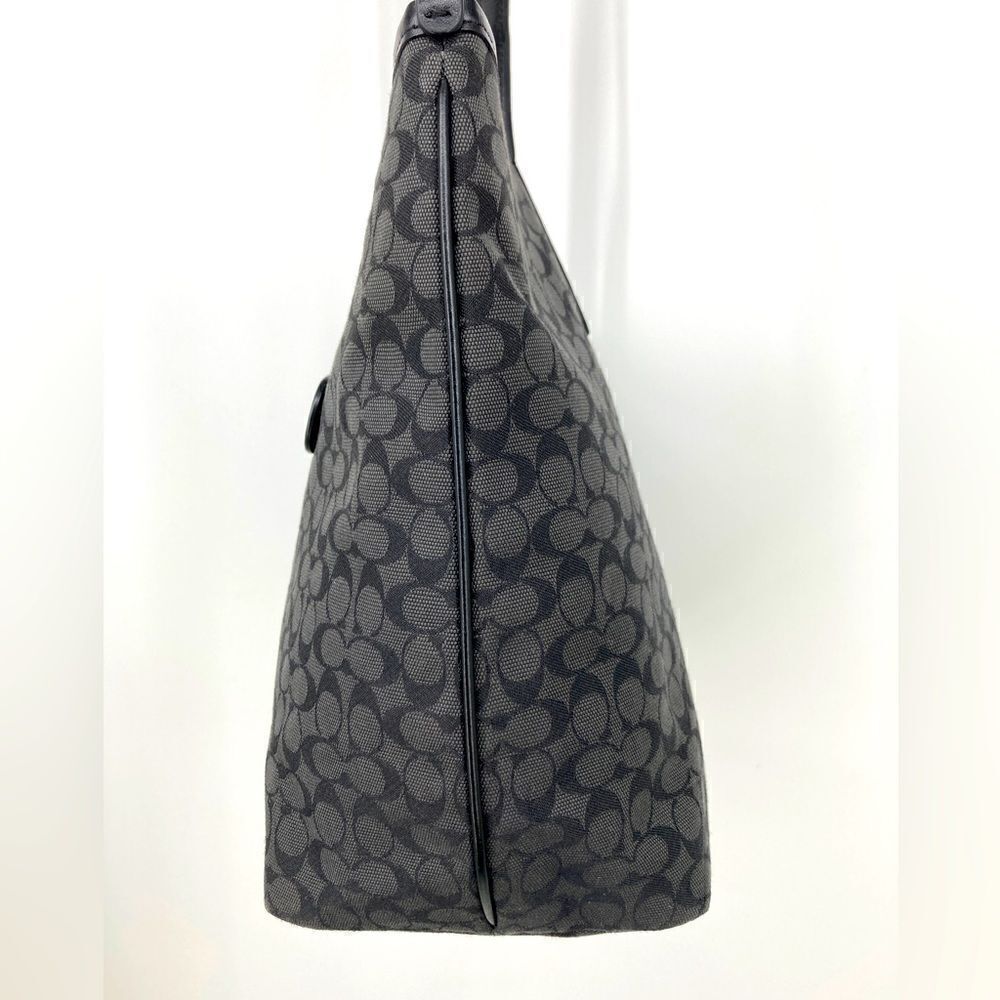 Coach 79579 Signature Jacquard Monogram Logo Tote:Shoulder Bag - Picture 6 of 10